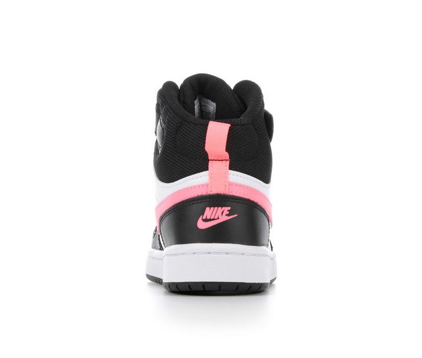 Girls' Nike Little Kid Court Borough Mid 2 Sneakers