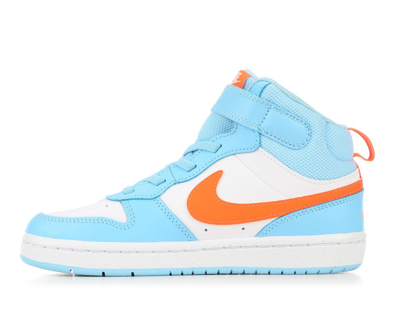 Kids' Nike Little Kid Court Borough Mid 2 Sneakers