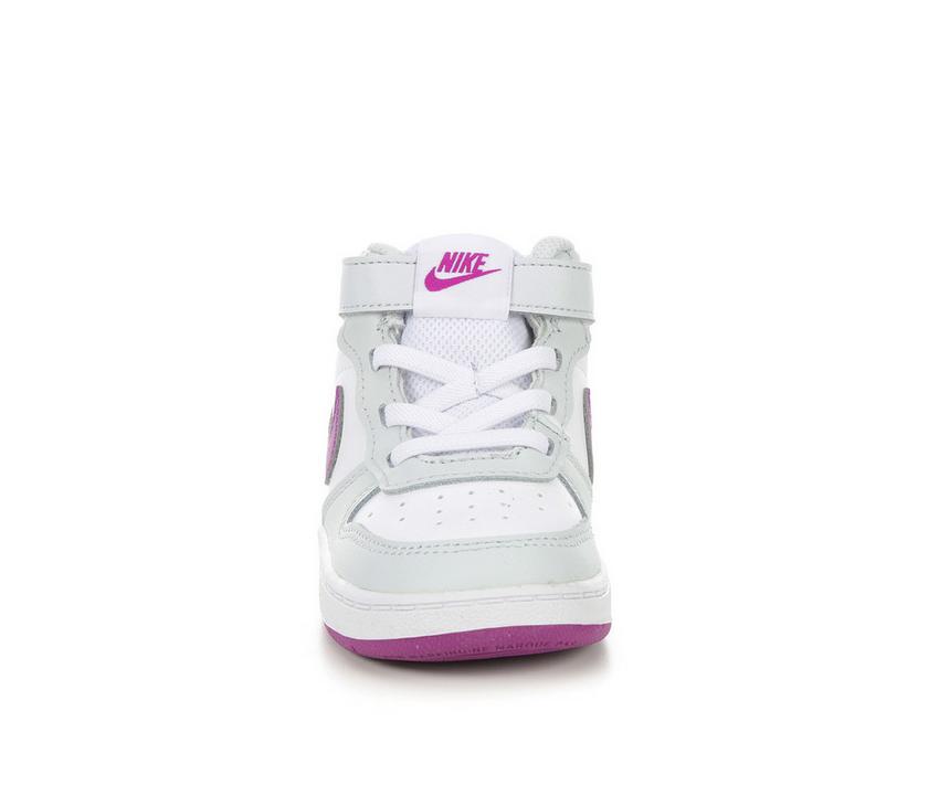 Girls' Nike Infant & Toddler Court Borough Mid 2 Sneakers