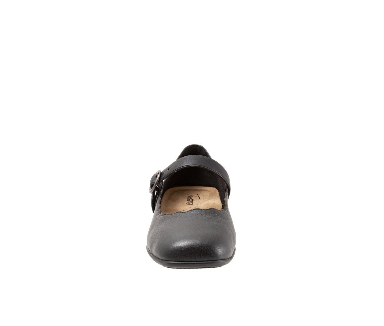 Trotters Women's Arcadia Mary Jane Sneaker Mule - Dark Brown, Size 10 Wide, Comfortable Slip-On