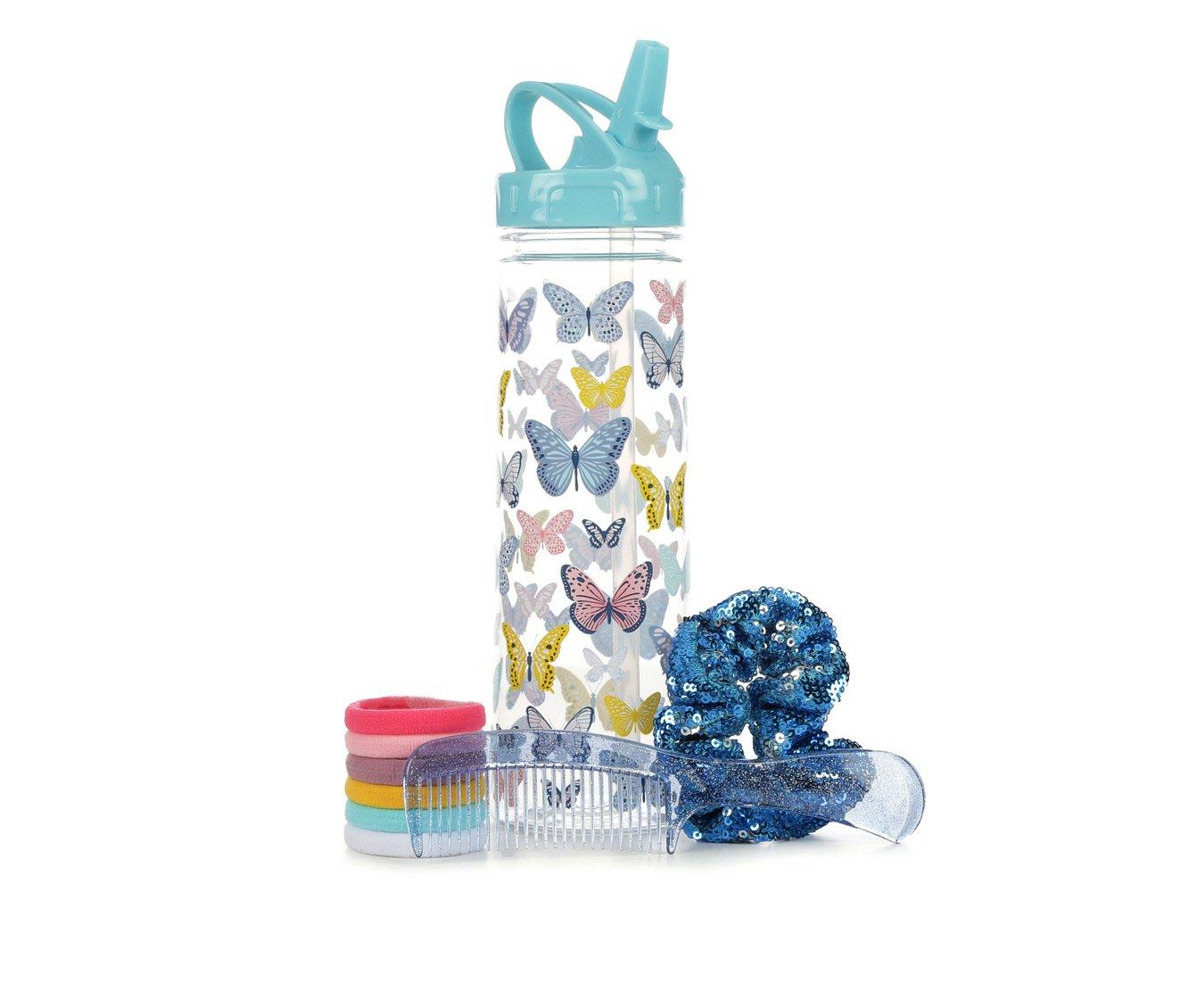 Capelli New York Water Bottle and Hair Accessories Set