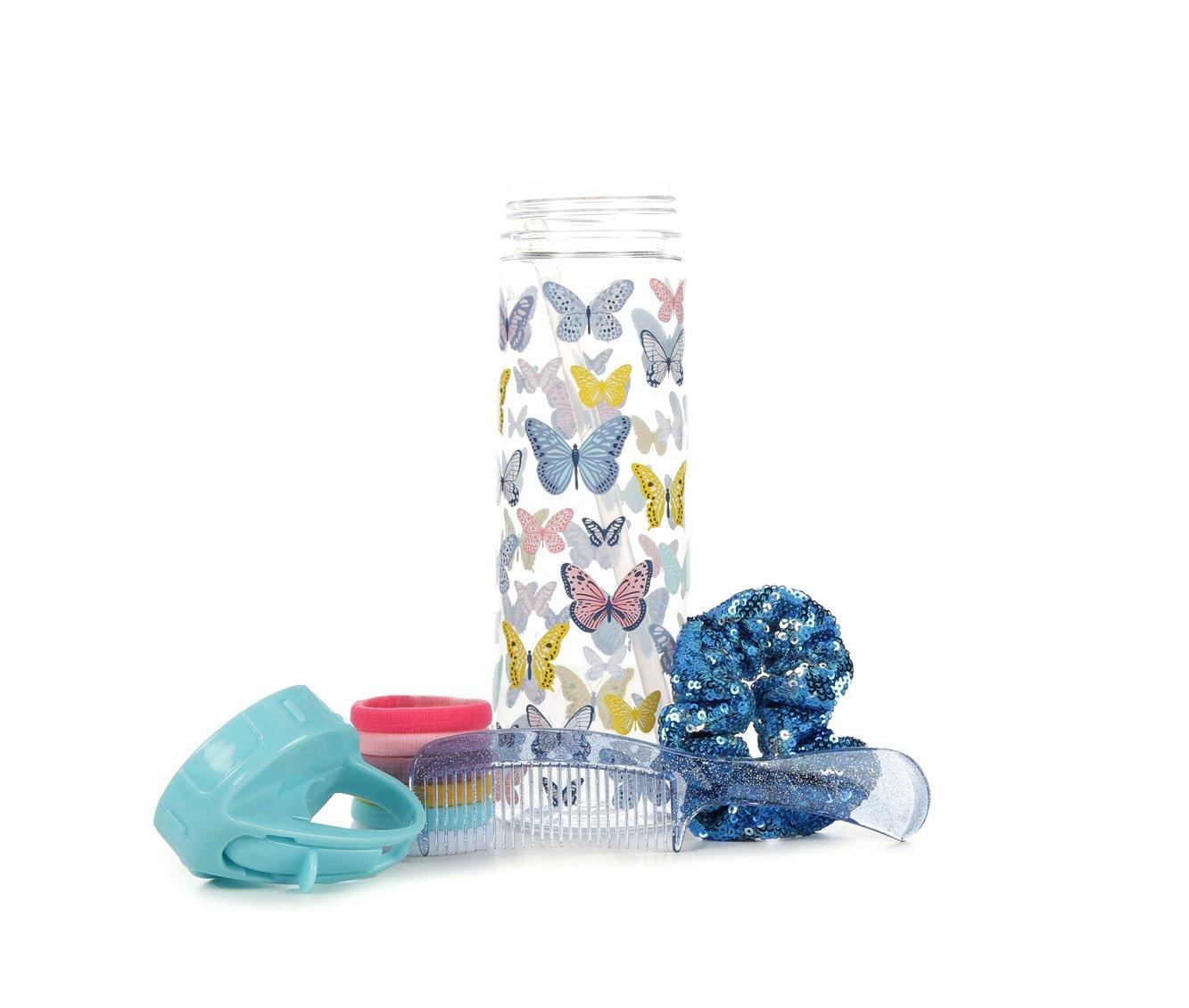Capelli New York Water Bottle and Hair Accessories Set