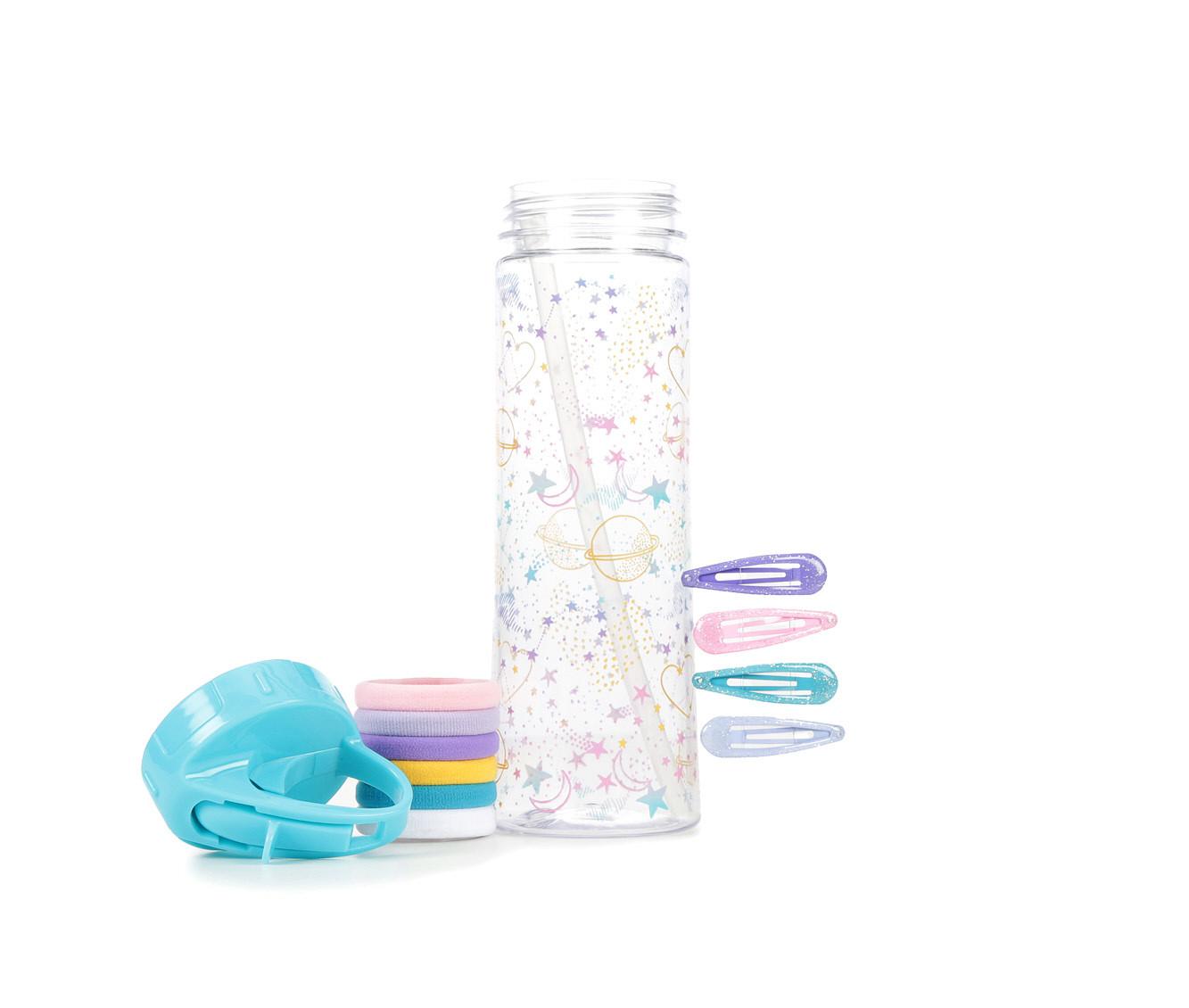 Capelli New York Water Bottle and Hair Accessories Set