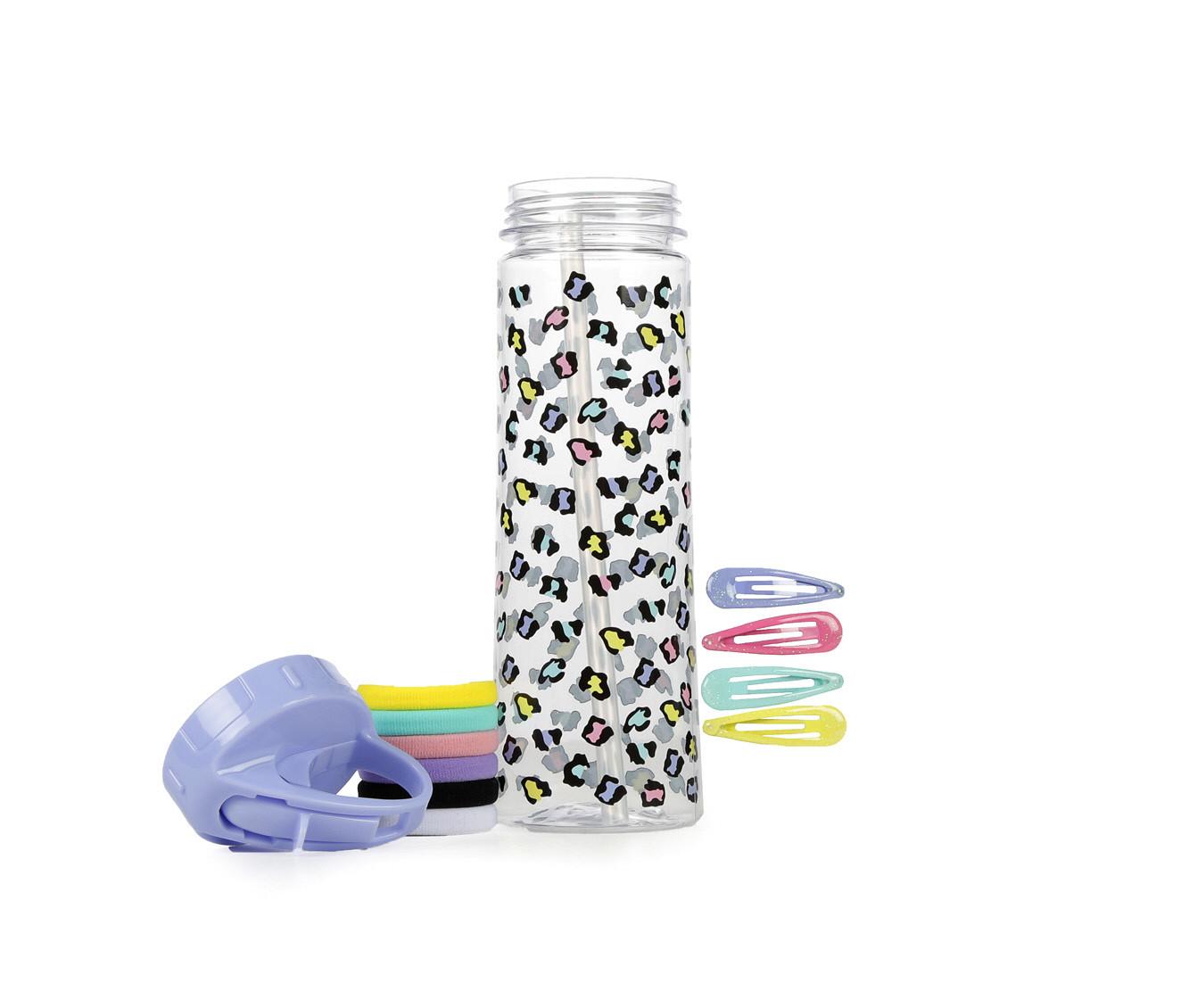 Capelli New York Water Bottle and Hair Accessories Set