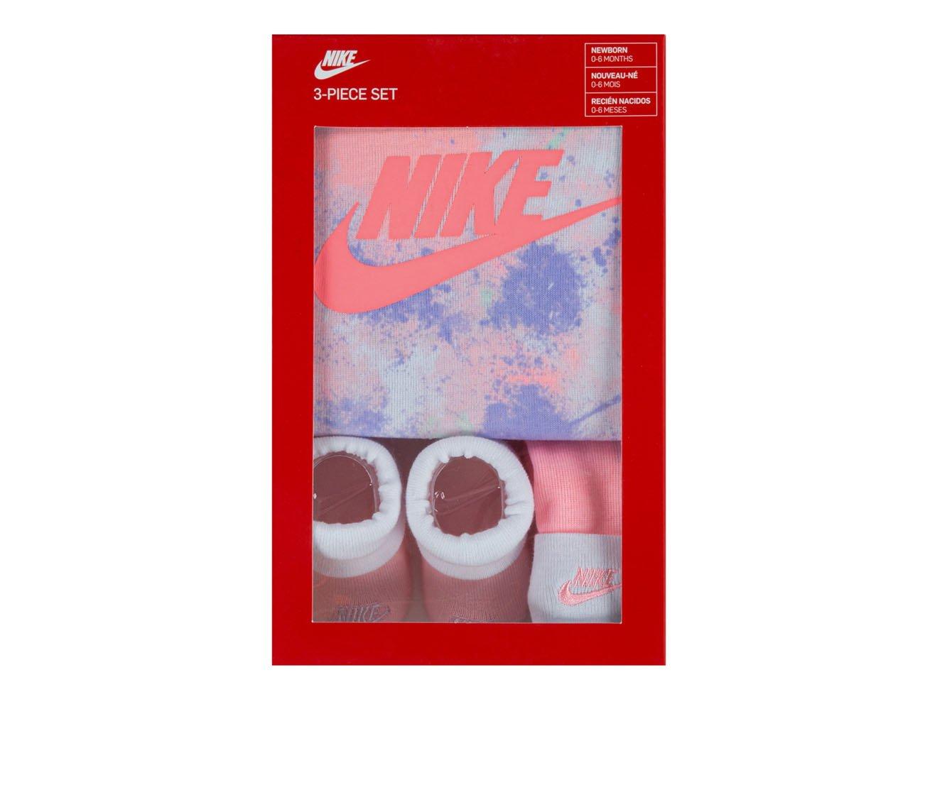 Nike Infant Tie Dye Futura 3 Piece Onesie Set