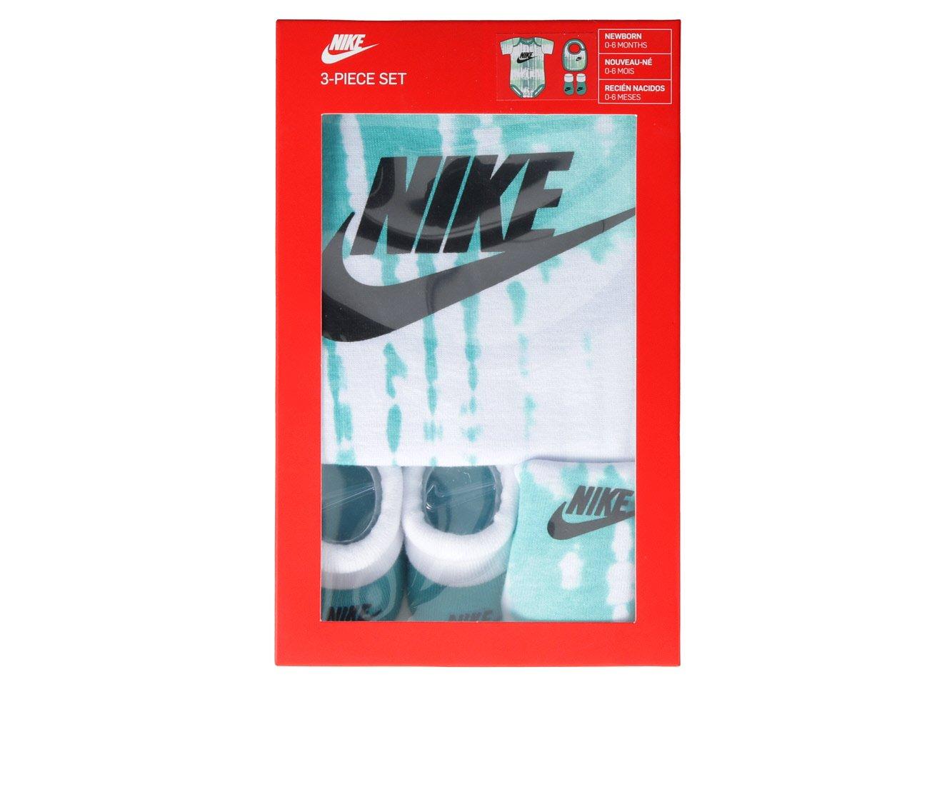 Nike Infant Tie Dye Futura 3 Piece Onesie Set