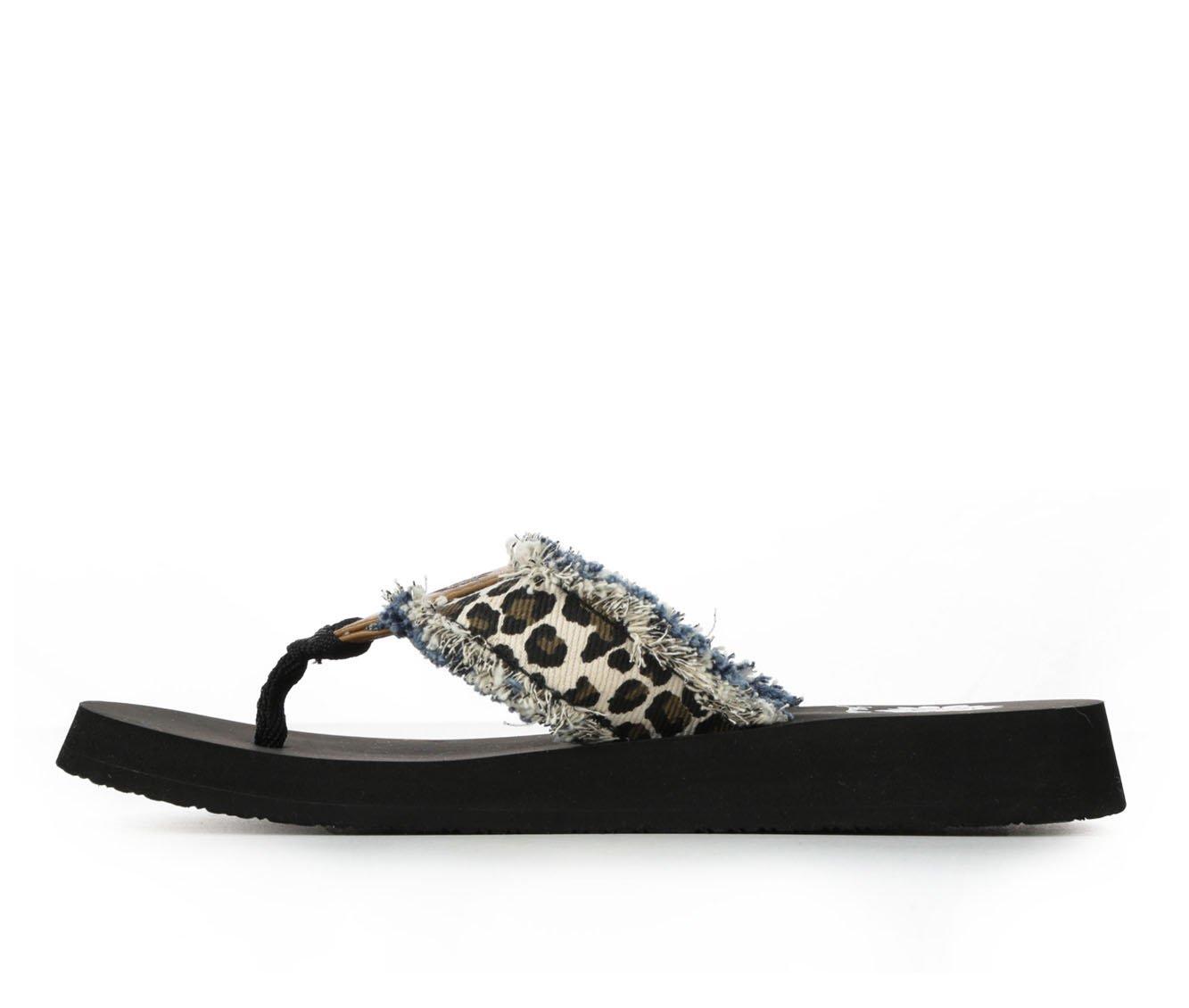 Women's Yellow Box Fayth Flip-Flops