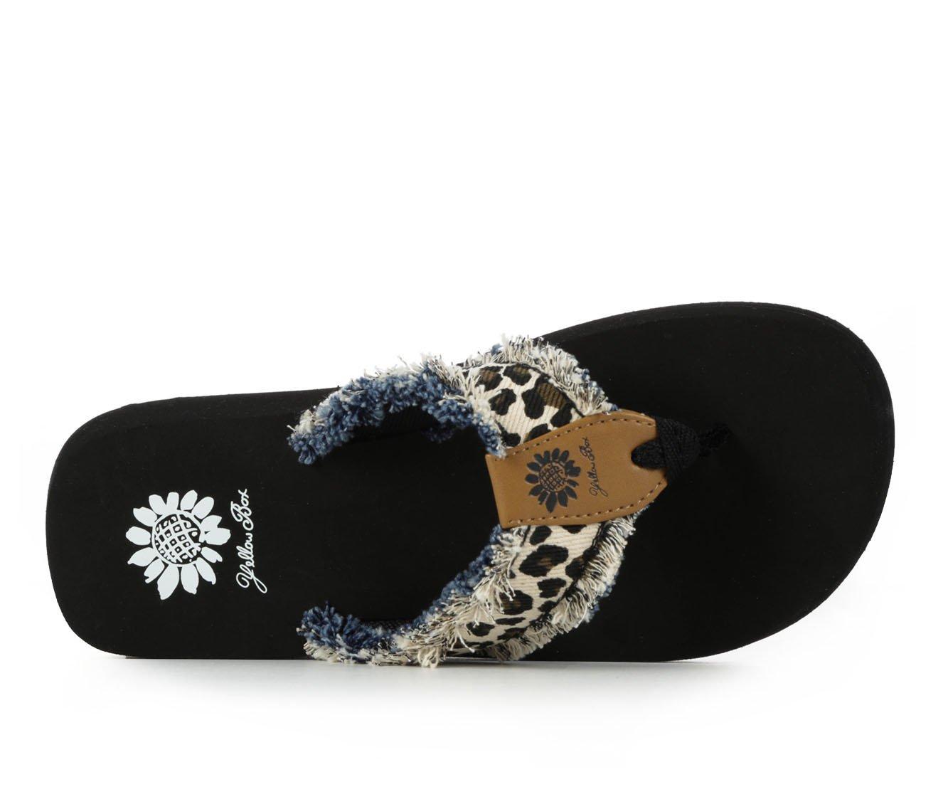 Women's Yellow Box Fayth Flip-Flops
