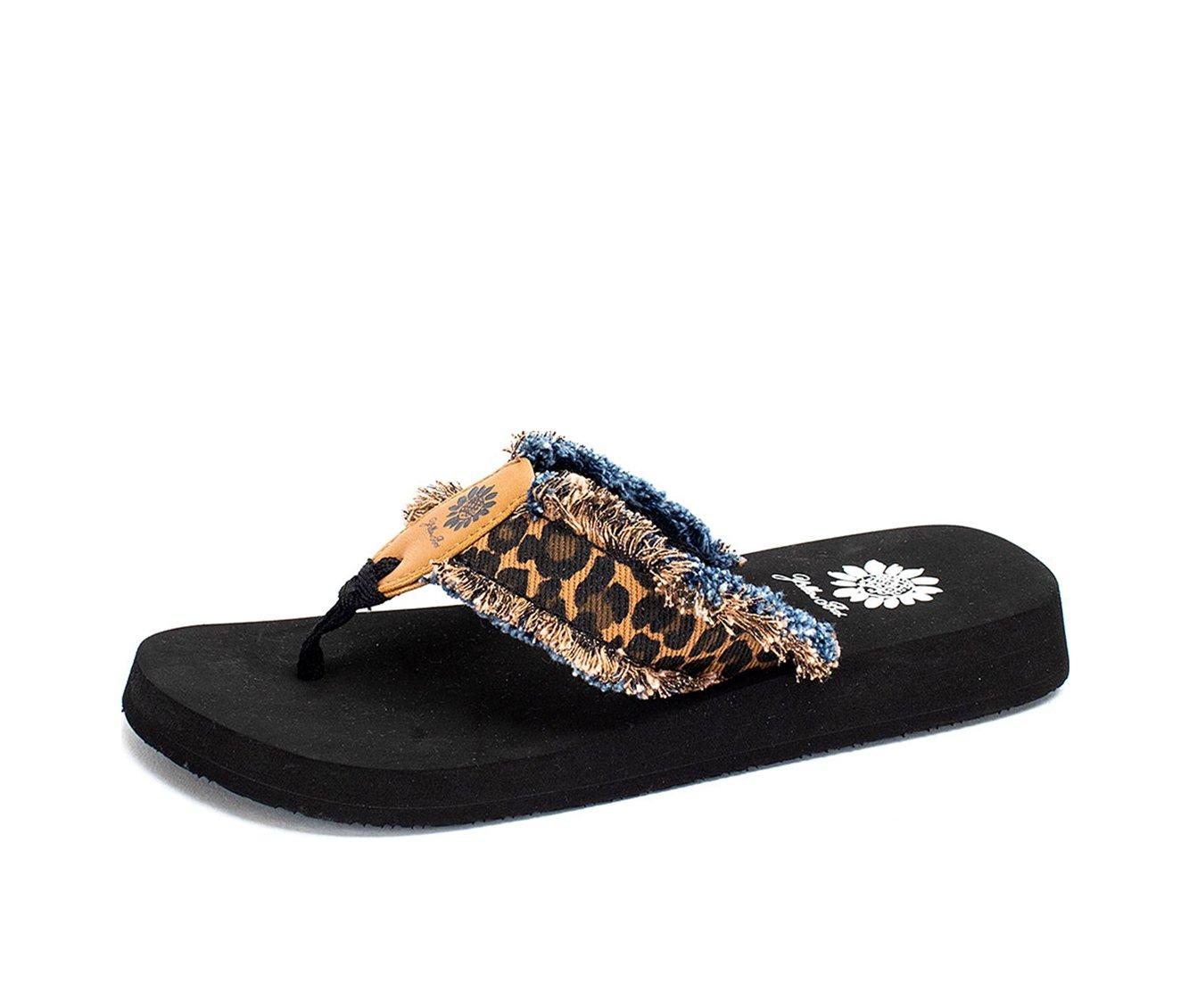 Women's Yellow Box Fayth Flip-Flops