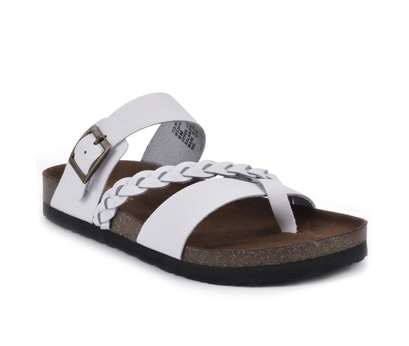 Women's White Mountain Hazy Footbed Sandals