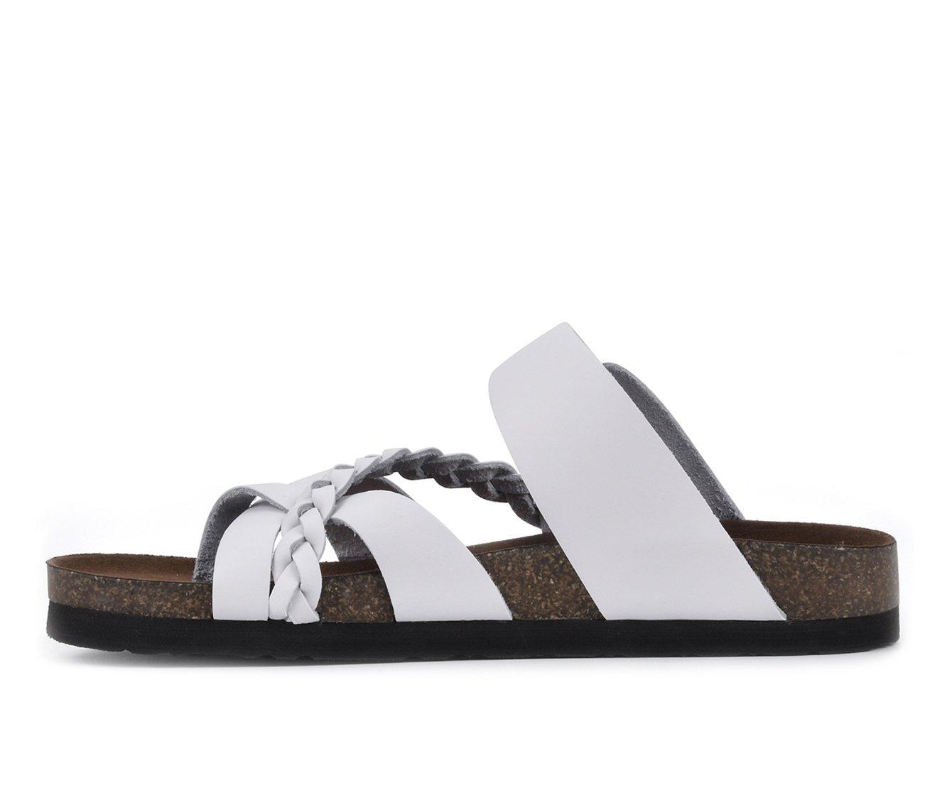 Women's White Mountain Hazy Footbed Sandals