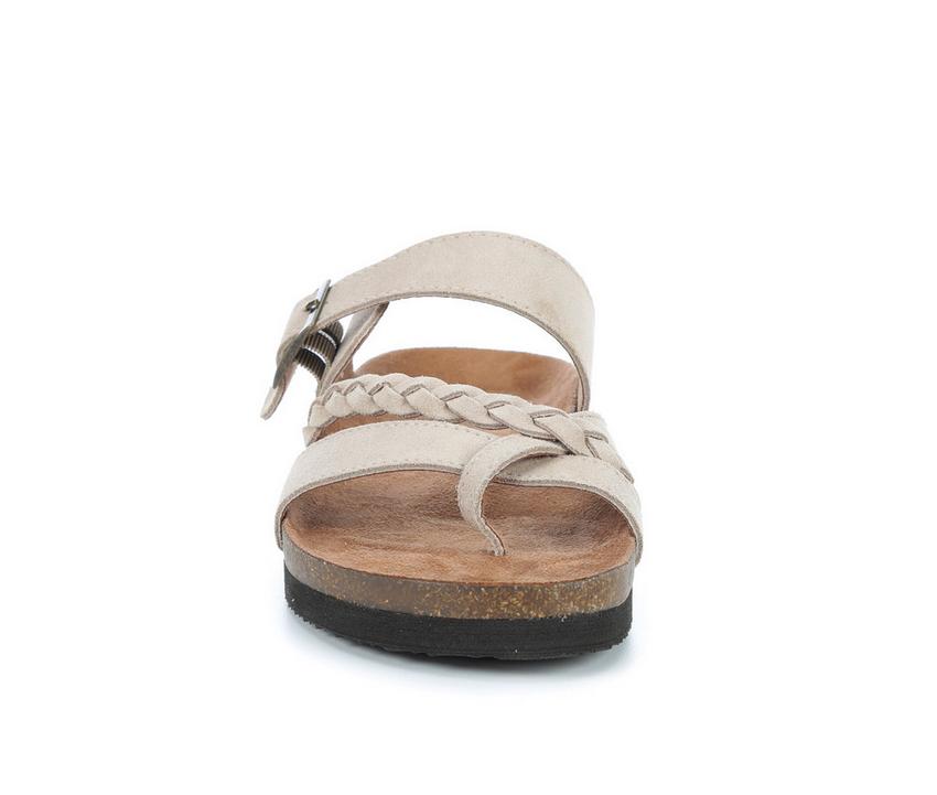 Women's White Mountain Hazy Footbed Sandals