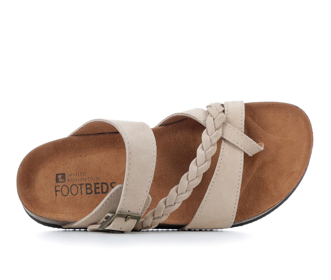 Women's White Mountain Hazy Footbed Sandals