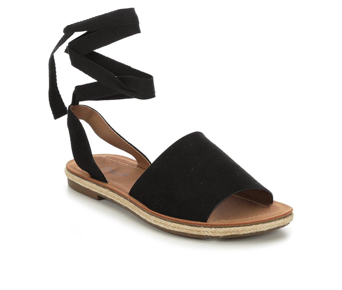 Tie up leg online flat sandals