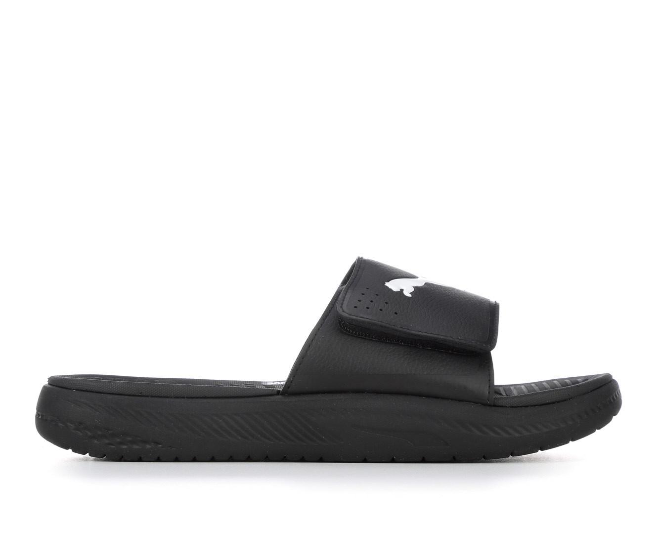 White pumas cheap slides