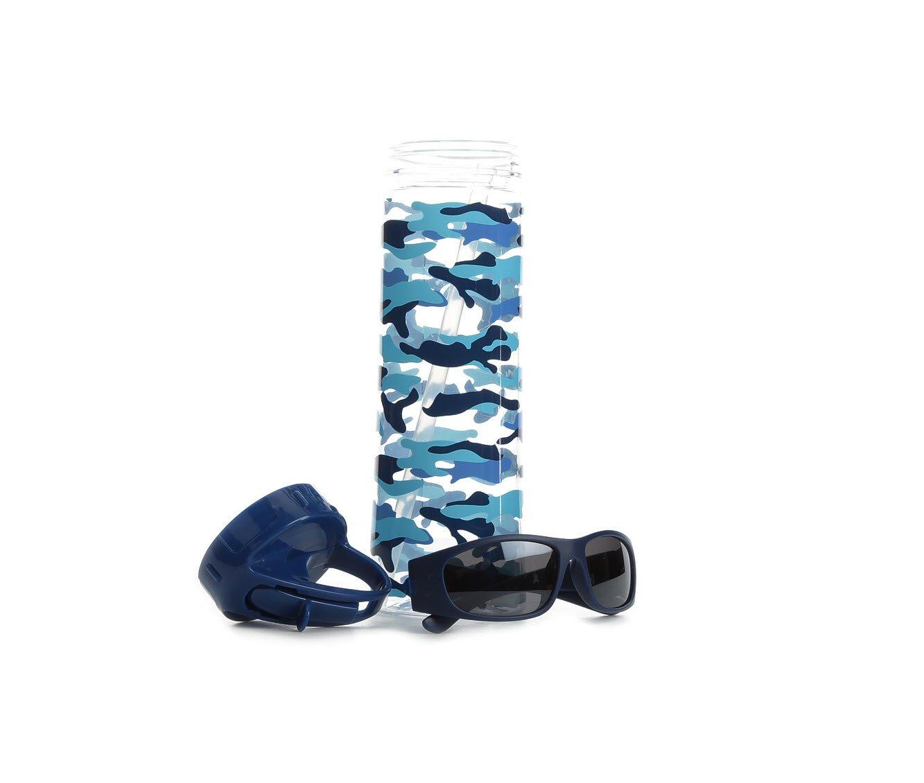 Capelli New York Water Bottle and Sunglasses Set