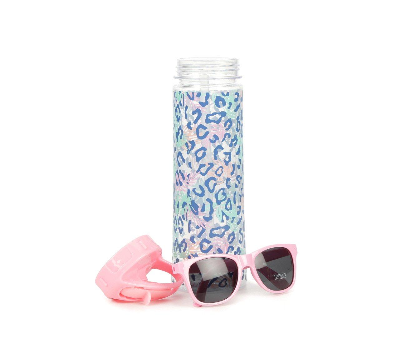 Capelli New York Water Bottle and Sunglasses Set
