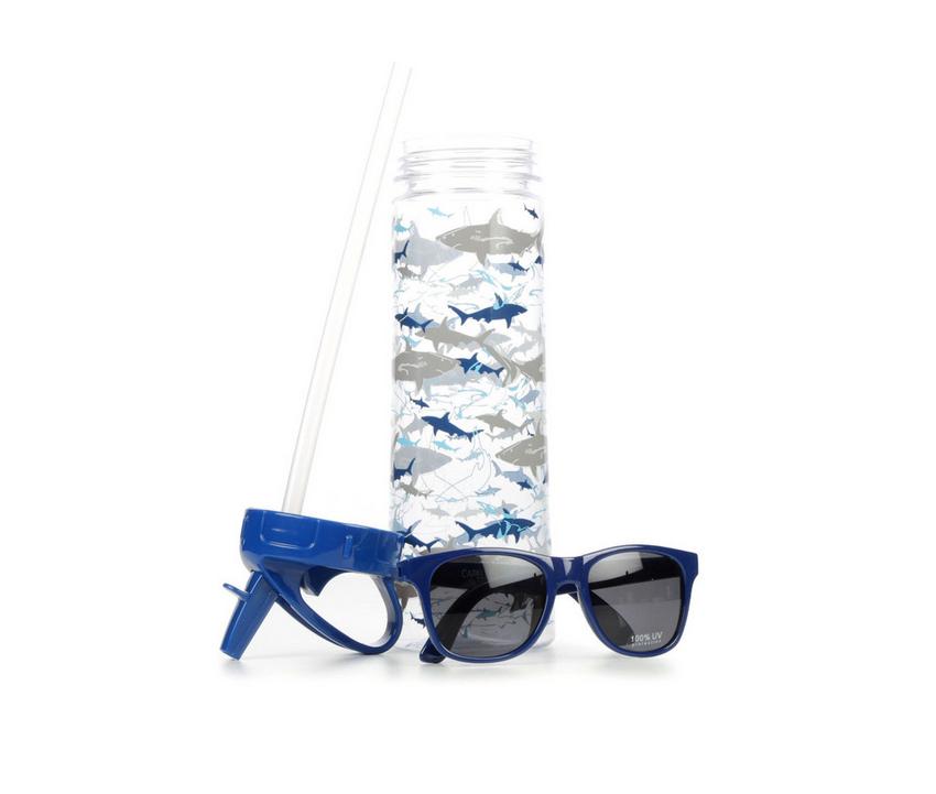 Capelli New York Water Bottle and Sunglasses Set