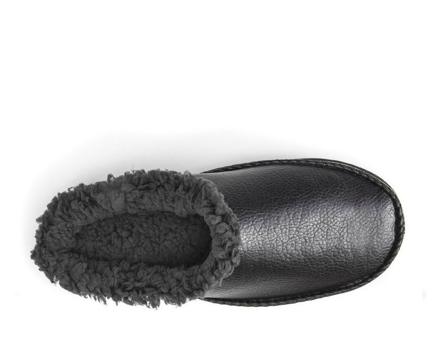 MUK LUKS Men's Faux Leather Clog Slippers