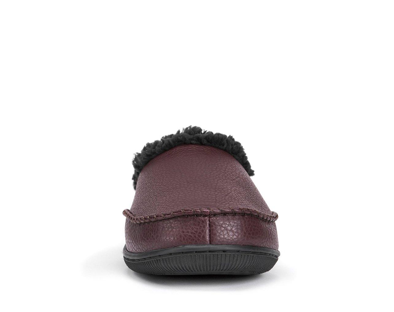 MUK LUKS Men's Faux Leather Clog Slippers