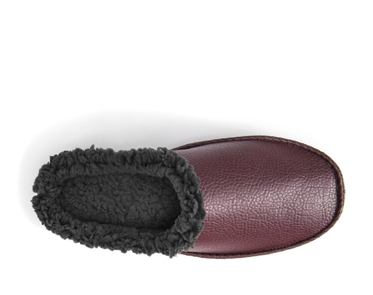 MUK LUKS Men's Faux Leather Clog Slippers