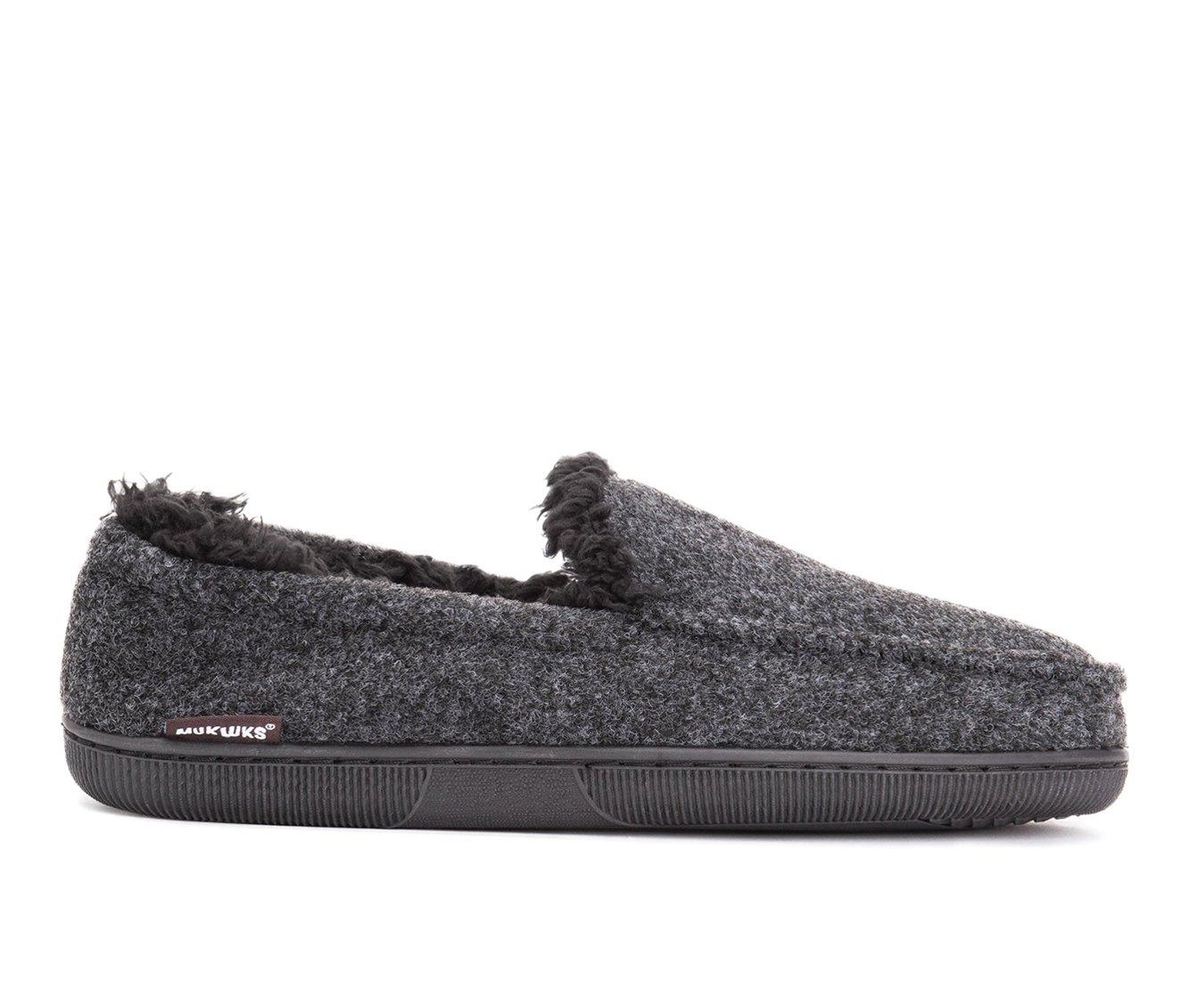 Muk Luks Suzanne Slippers - Ebony/Dark Grey