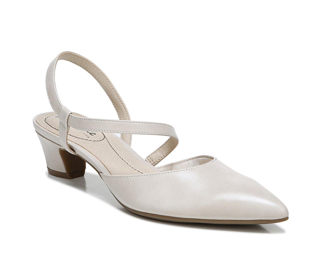 LifeStride Women's Trendy Pump - Comfort Slingback Heels With Tassel Detail