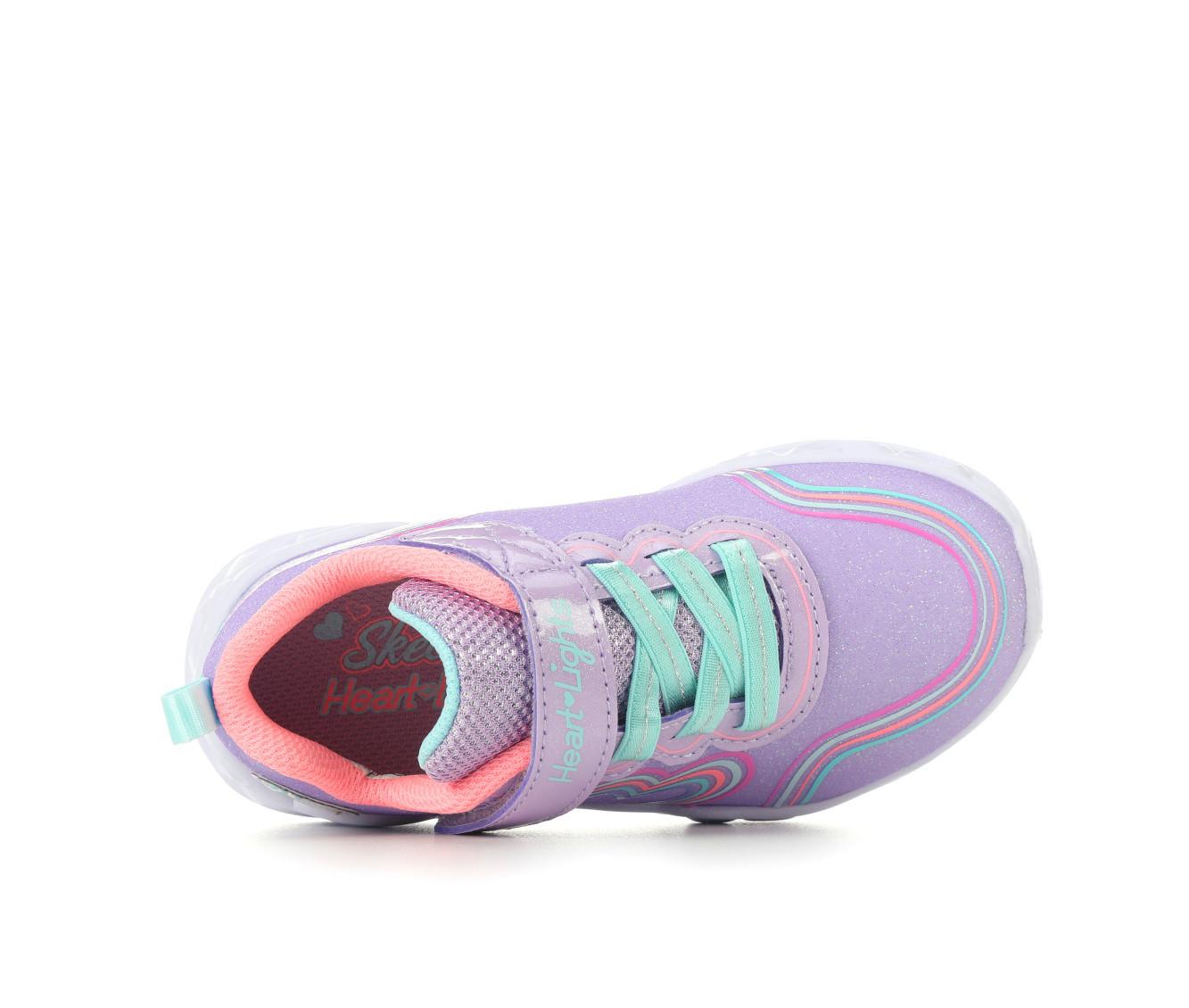 Girls' Skechers Toddler Heart Lights Lovely Light-Up Shoes