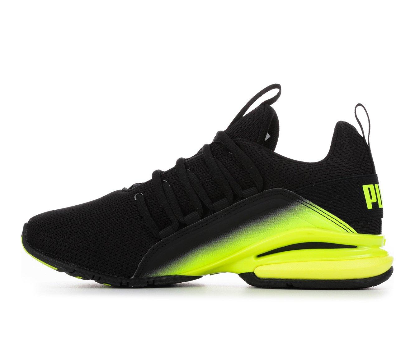 Puma axelion black and yellow sale