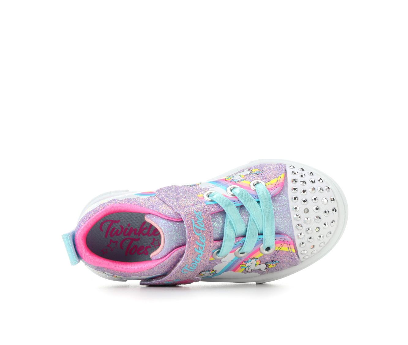 Girls' Skechers Toddler Twinkle Sparks Toes Light-Up Sneakers