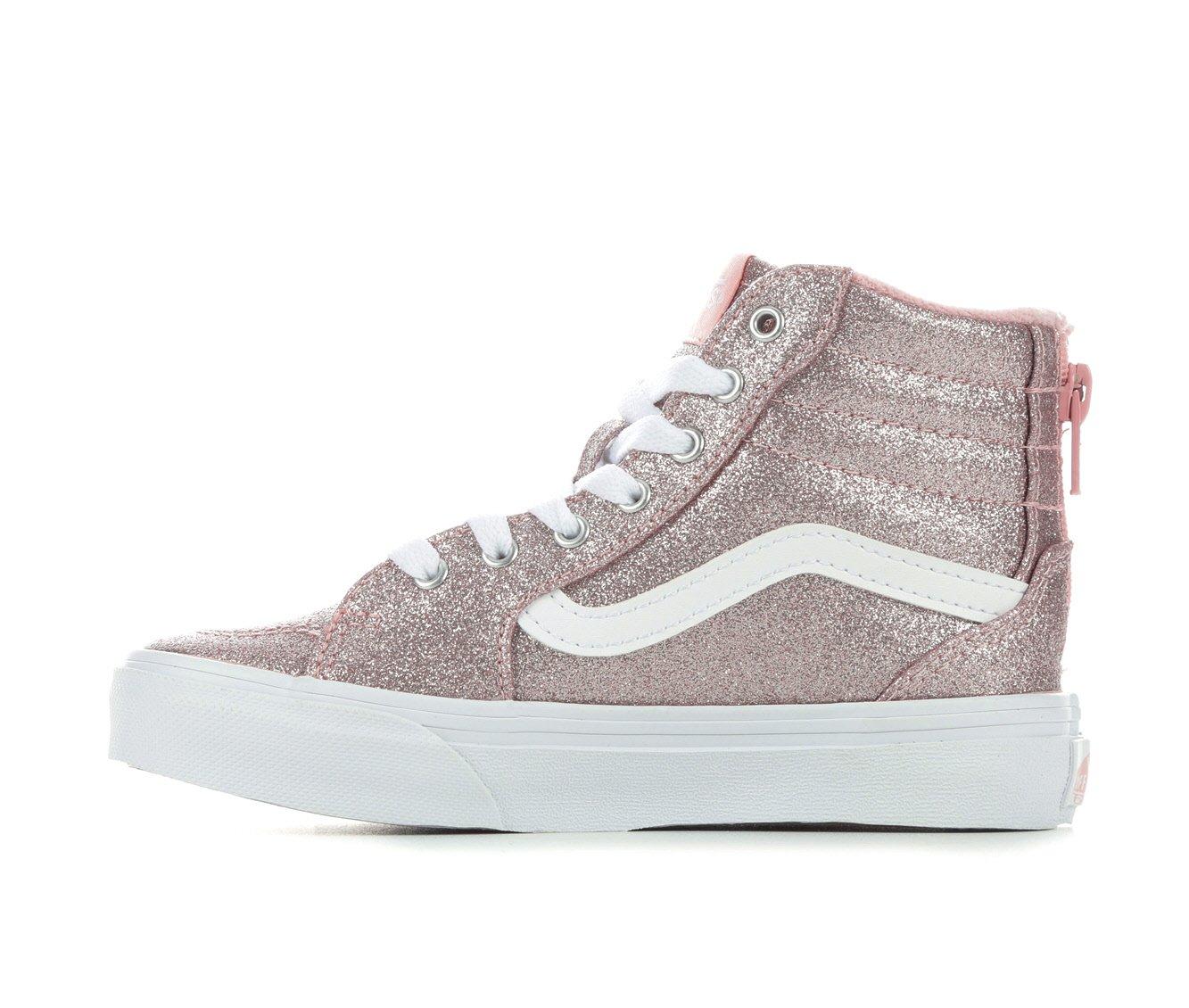 Pink glitter clearance high top vans