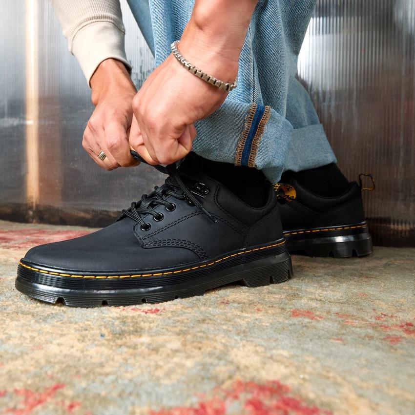 Giày Dr.Martens Reeder Wyoming Leather Utility 'Black' 27104001 – Hệ