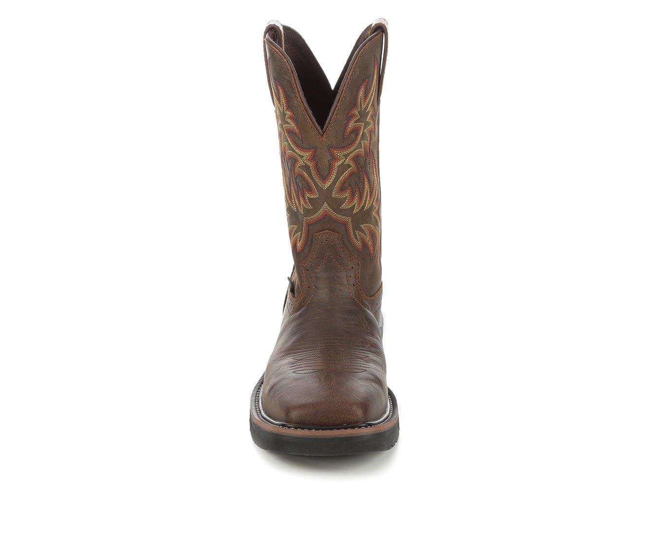 Men's Justin Boots SE 4682 Stampede Steel Toe Cowboy Boots