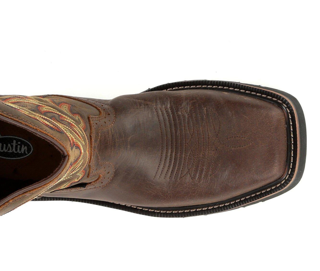 Justin steel best sale toe cowboy boots