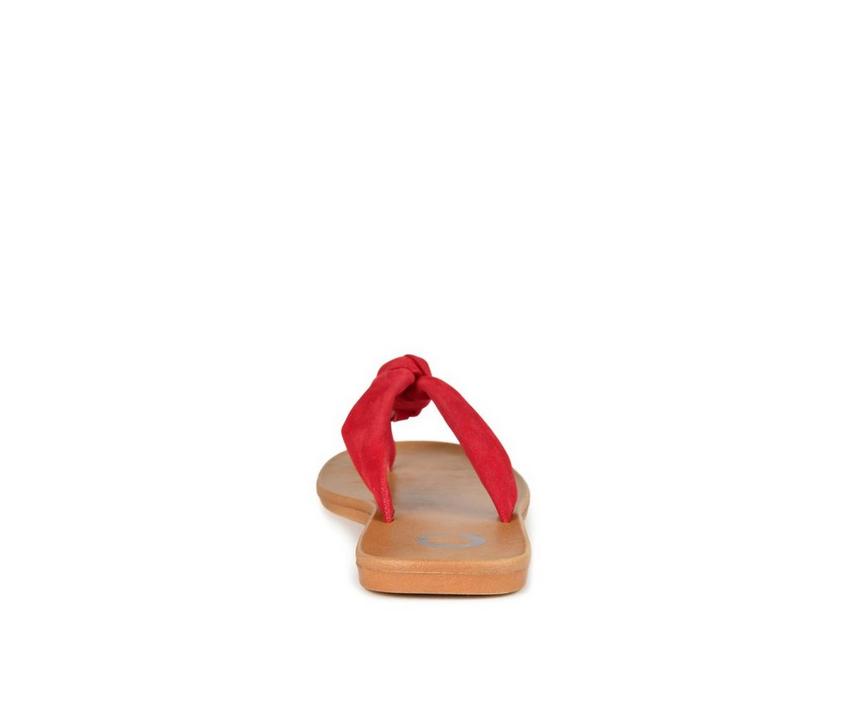 Women's Journee Collection Brindle Flip-Flops