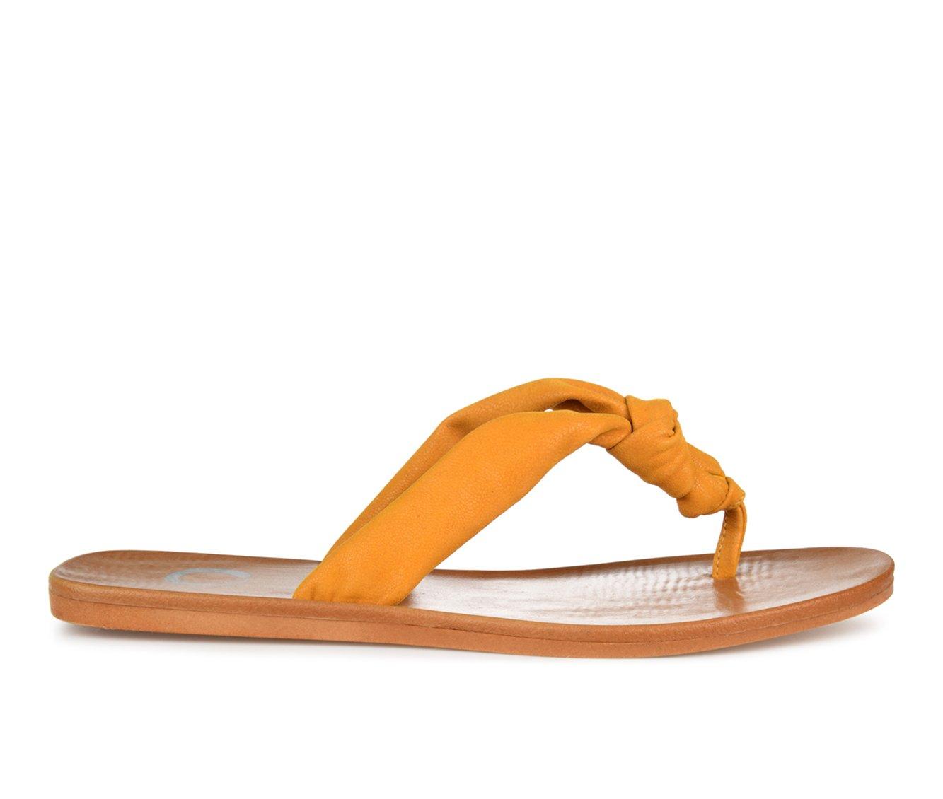 Women's Journee Collection Brindle Flip-Flops