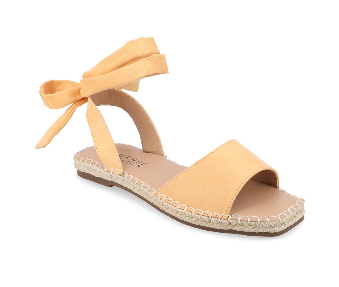 Women's Journee Collection Emelie Espadrille Tie-Up Sandals