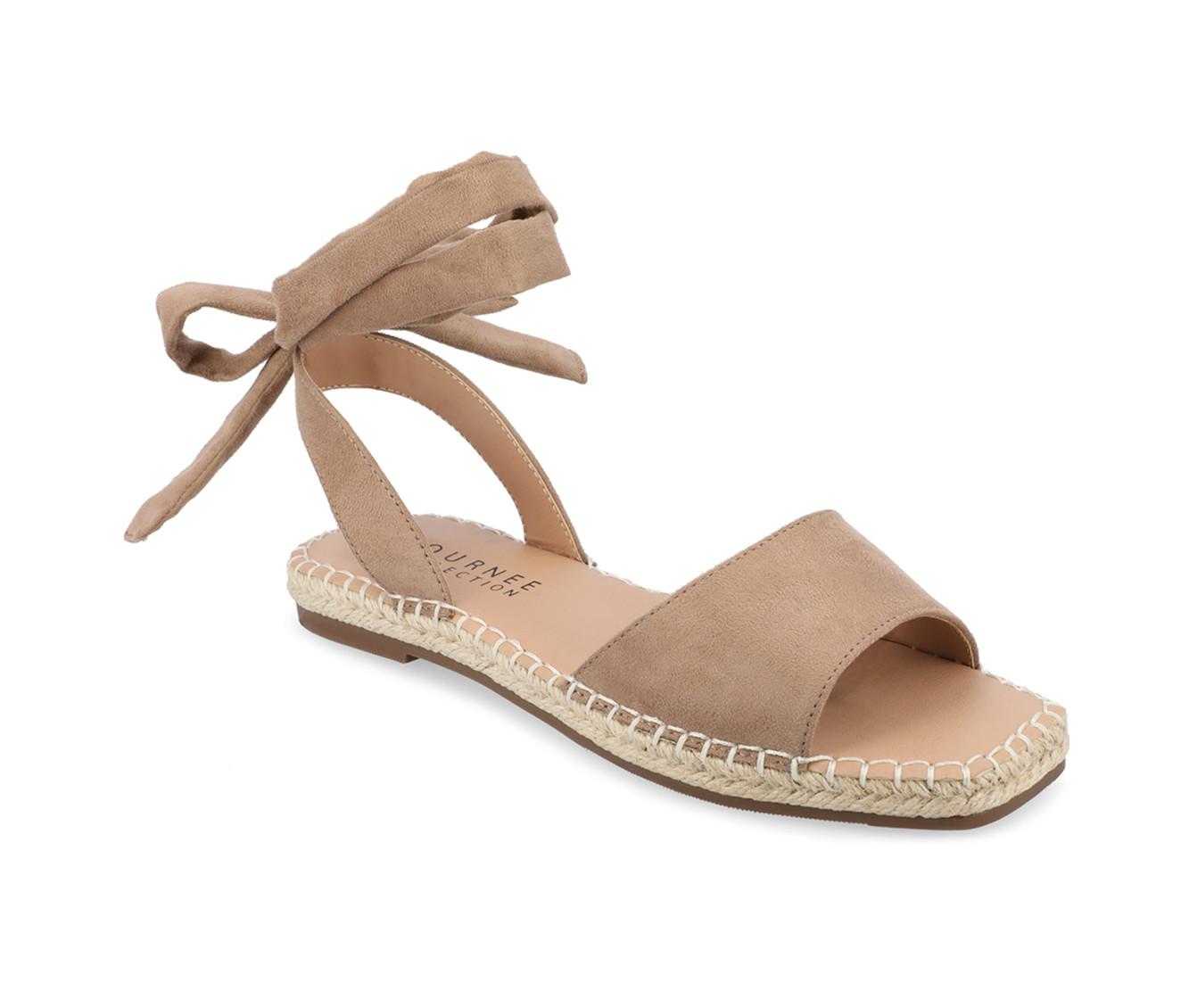 Women's Journee Collection Emelie Espadrille Tie-Up Sandals