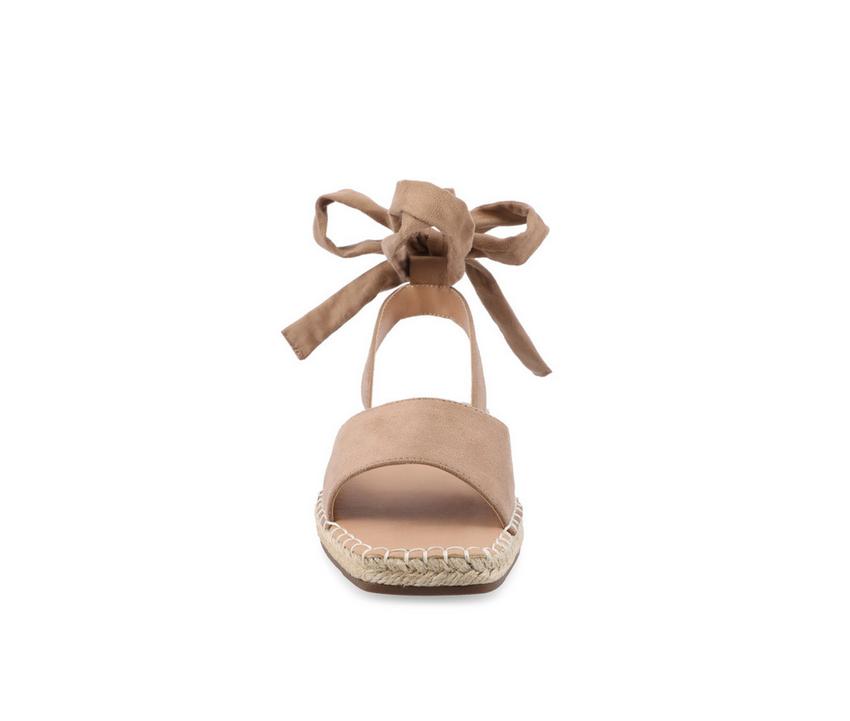 Women's Journee Collection Emelie Espadrille Tie-Up Sandals