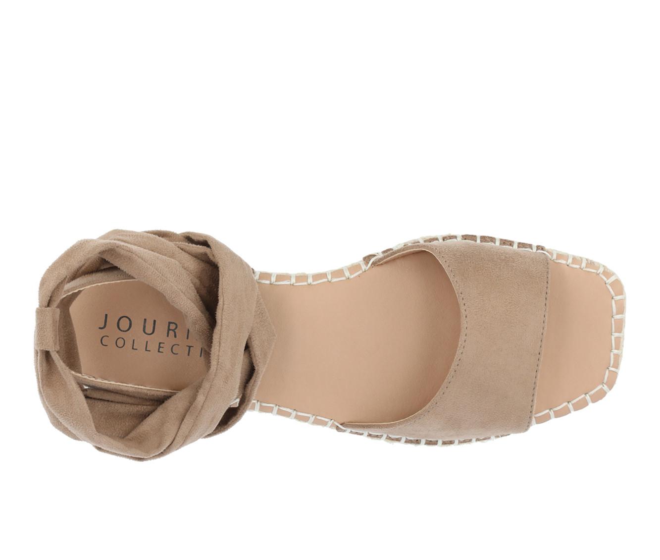 Women's Journee Collection Emelie Espadrille Tie-Up Sandals