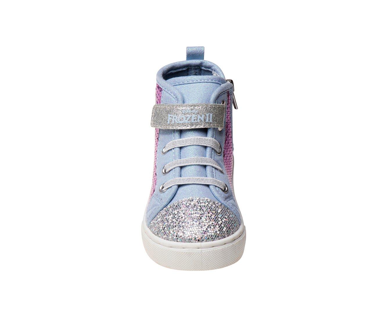 Girls' Disney Toddler & Little Kid Frozen Canvas Hi-Top Sneakers