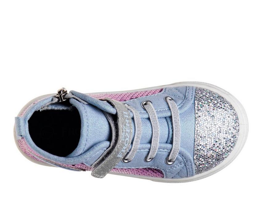 Girls' Disney Toddler & Little Kid Frozen Canvas Hi-Top Sneakers