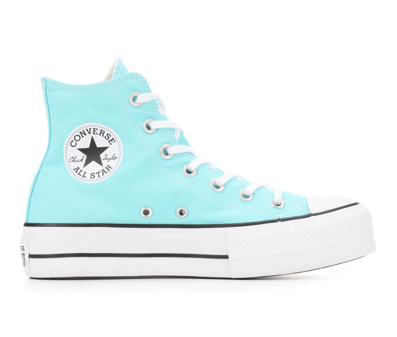 white platform converse shoe carnival