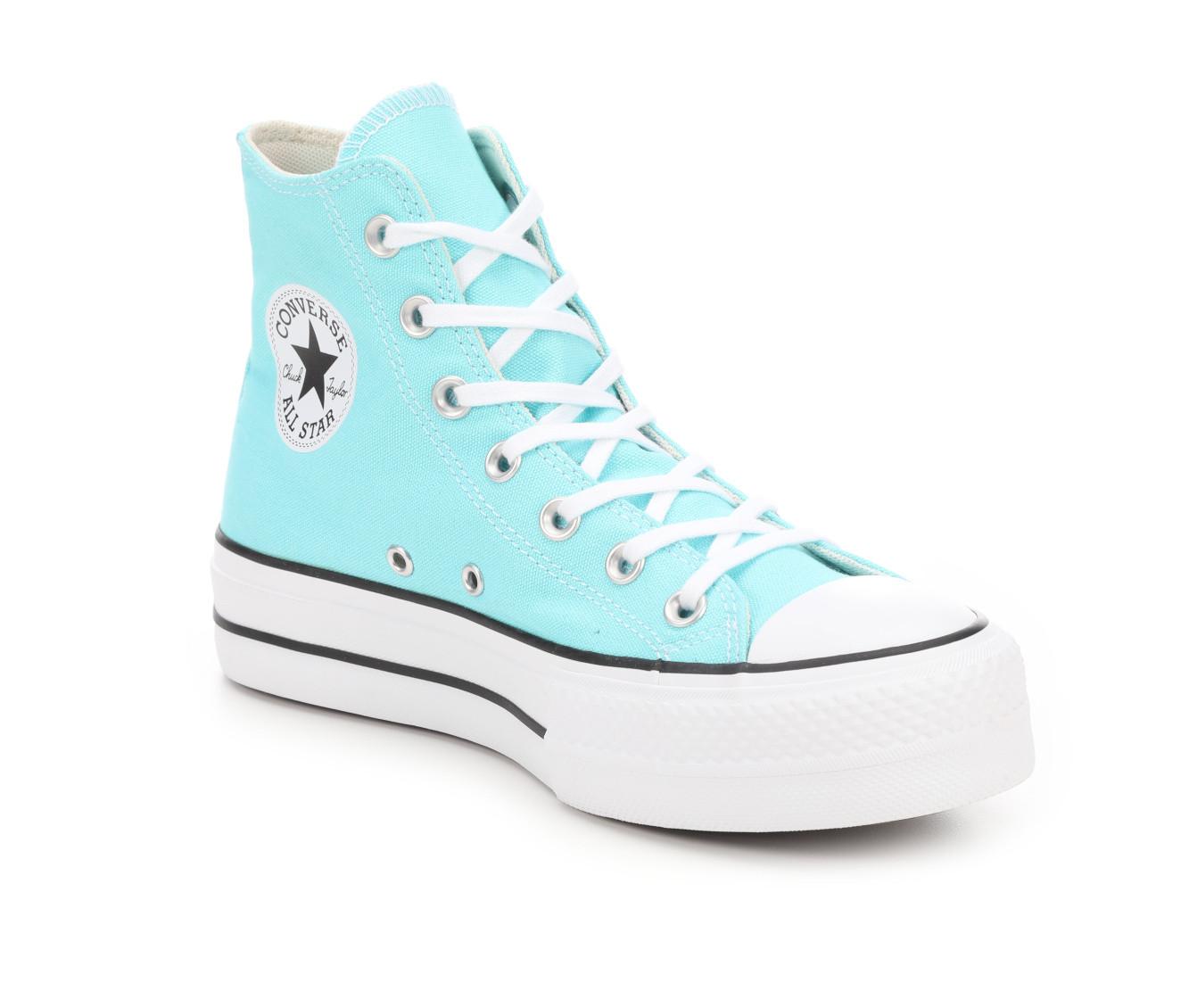 Converse Chuck Taylor All Star Lift Platform Women s Shoes Size 9 Triple Cyan