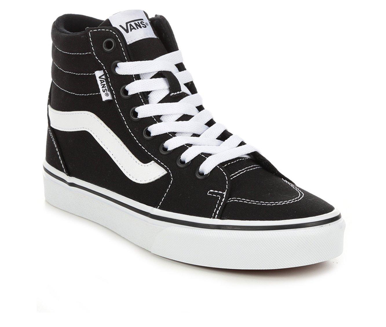 Black high 2025 vans womens