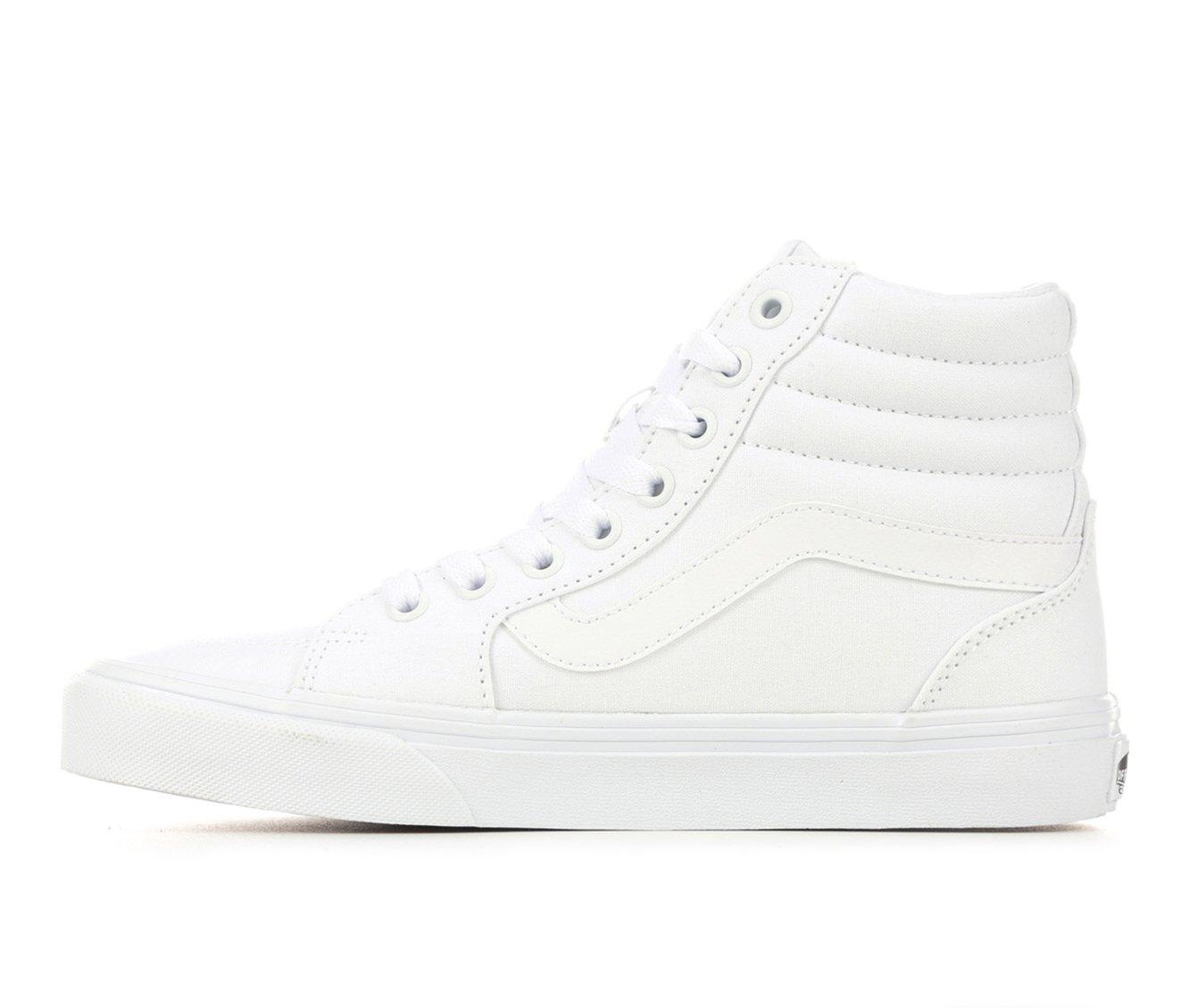 White high best sale top vans womens