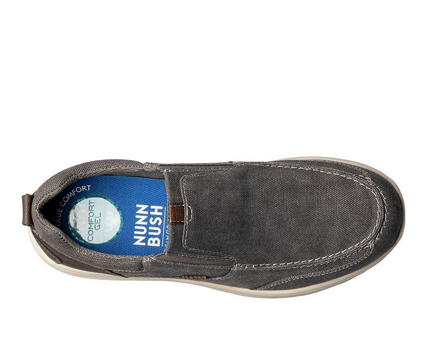 Men's Nunn Bush Conway Canvas Moc Toe Slip-On Slip-On Shoes