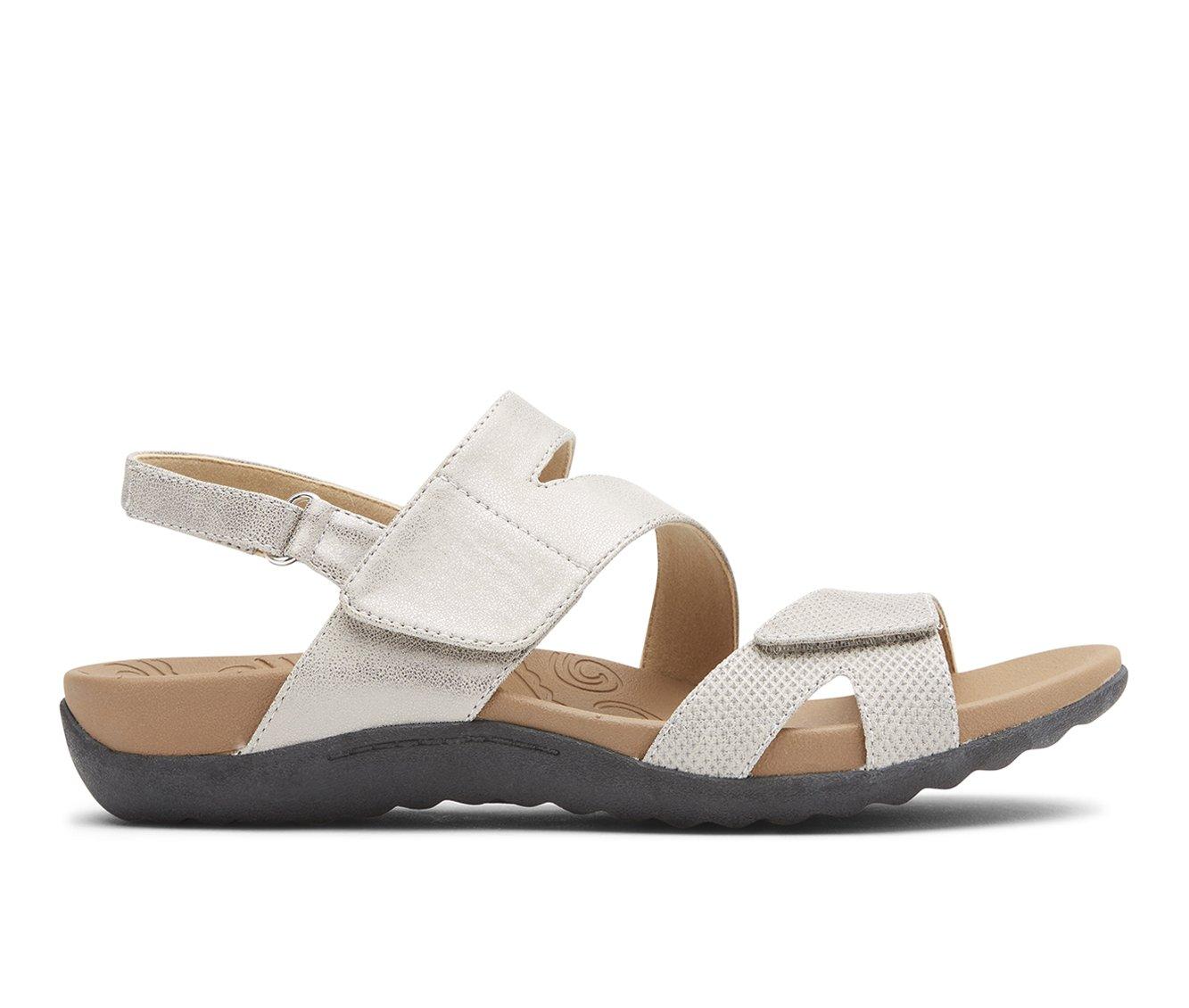 Women's Rockport Ridge Asymmetrical Velcro Sandals | Shoe Carnival