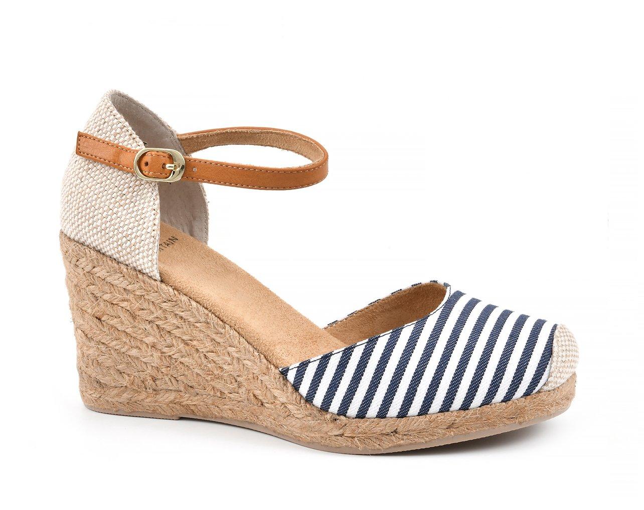 Women's White Mountain Mamba Espadrille Wedges