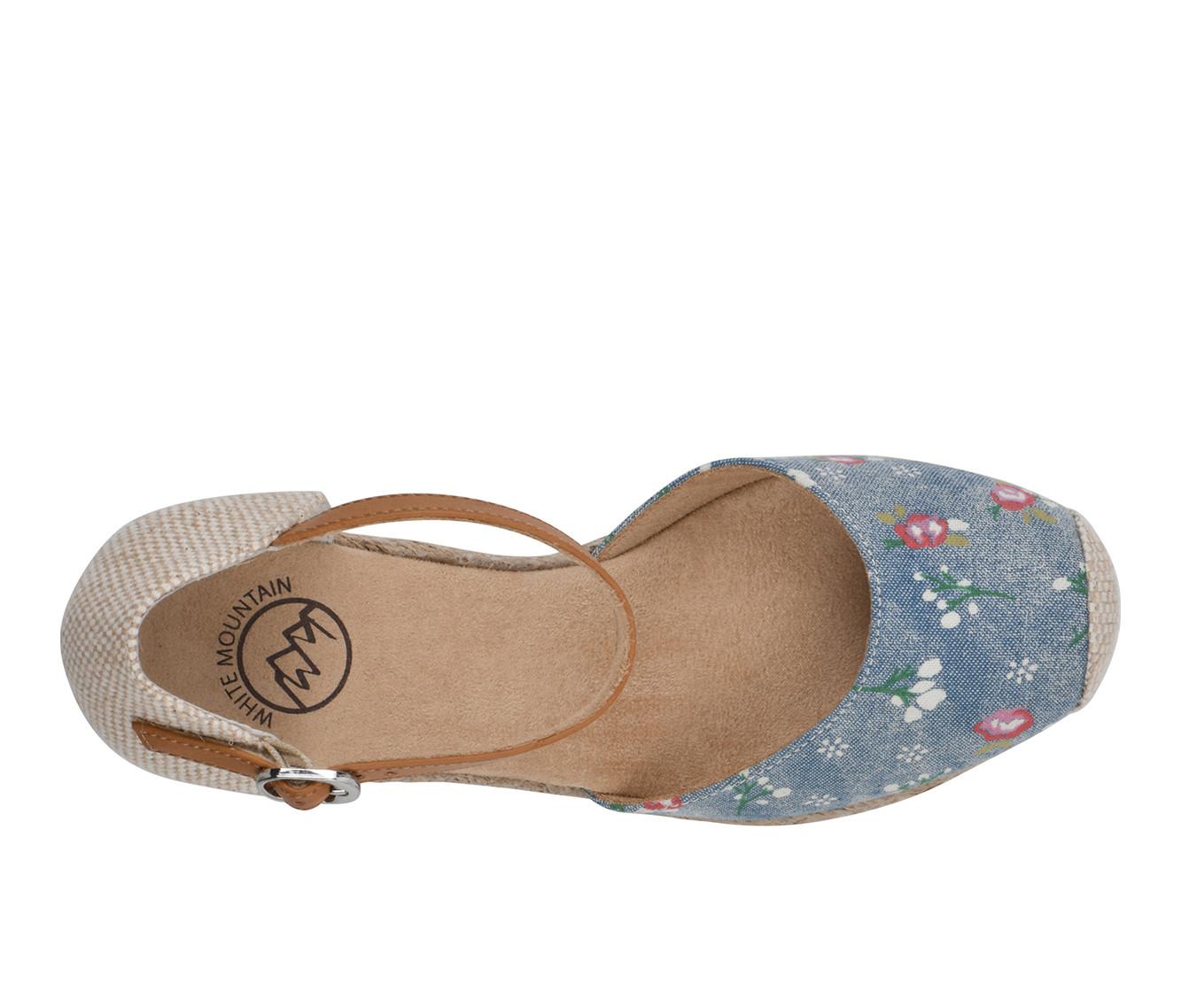 Women's White Mountain Mamba Espadrille Wedges